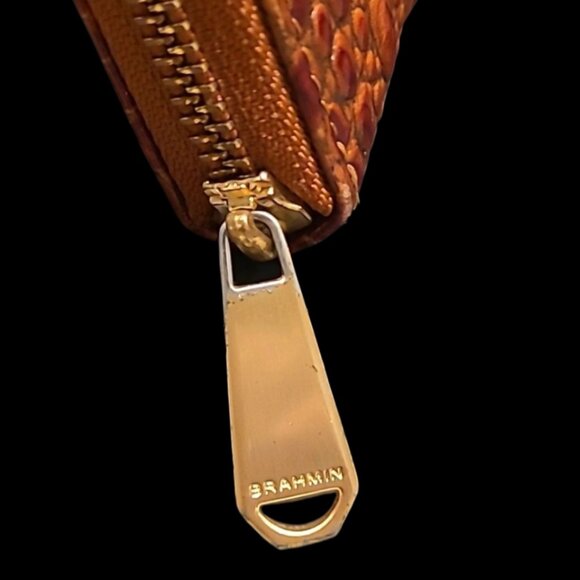 Brahmin Preloved Pecan Suri Melbourne Wallet - Picture 10 of 10